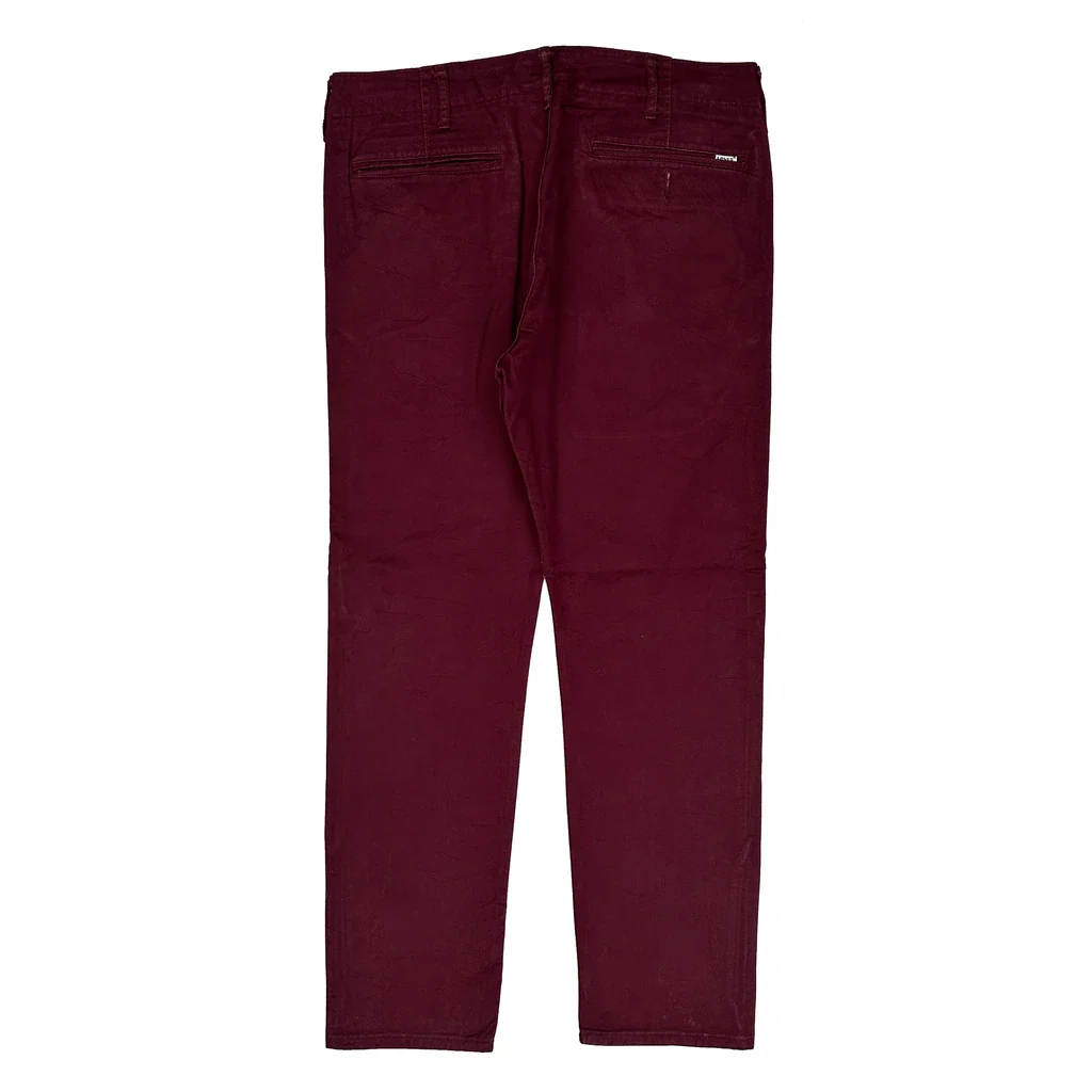 Levis Chinos - 34W 31L Burgundy Cotton