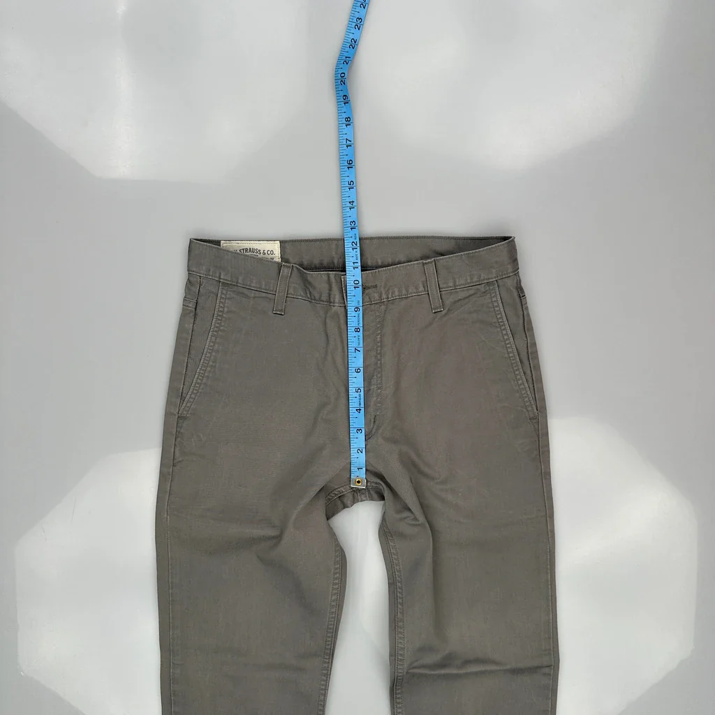Levis Chinos - 33W 32L Gray Cotton - Image 4