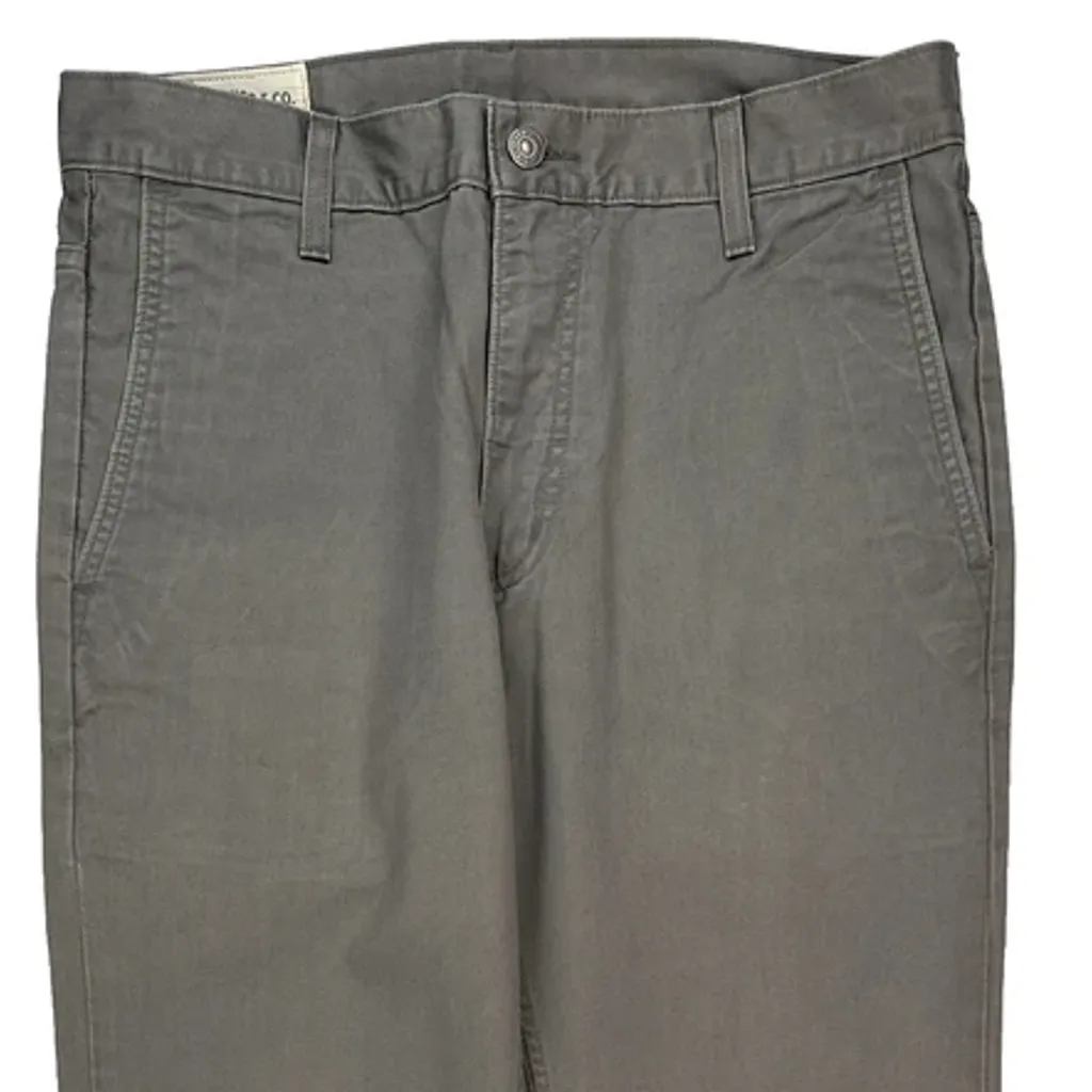 Levis Chinos - 33W 32L Gray Cotton - Image 8