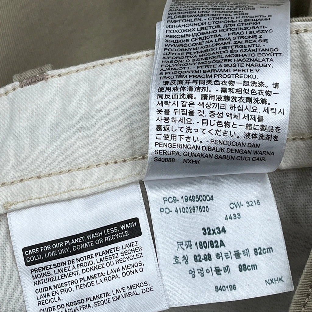 Levis Chinos - 34W 31L Khaki Cotton - Image 6