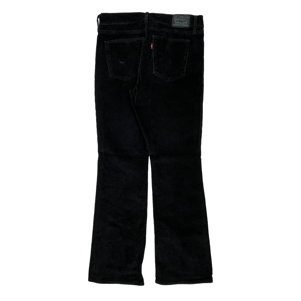 Levis Boot Cut Cord Pants - 29″ Waist Black Cotton