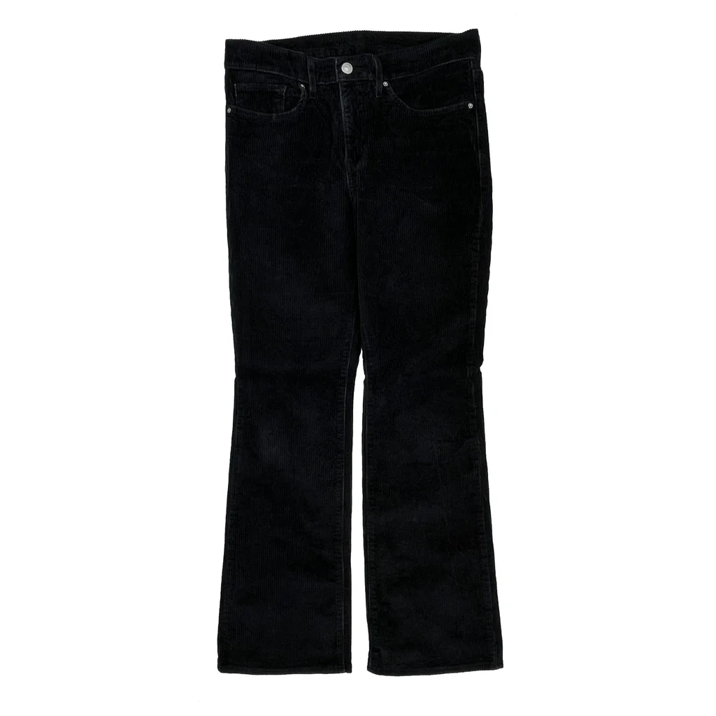Levis Boot Cut Cord Pants - 29″ Waist Black Cotton - Image 2