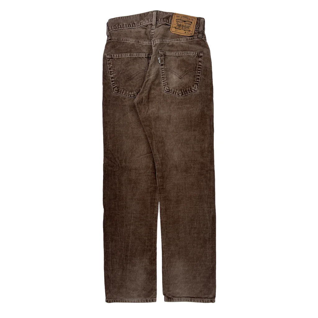 Levis Cord Pants - 26″ Waist Brown Corduroy