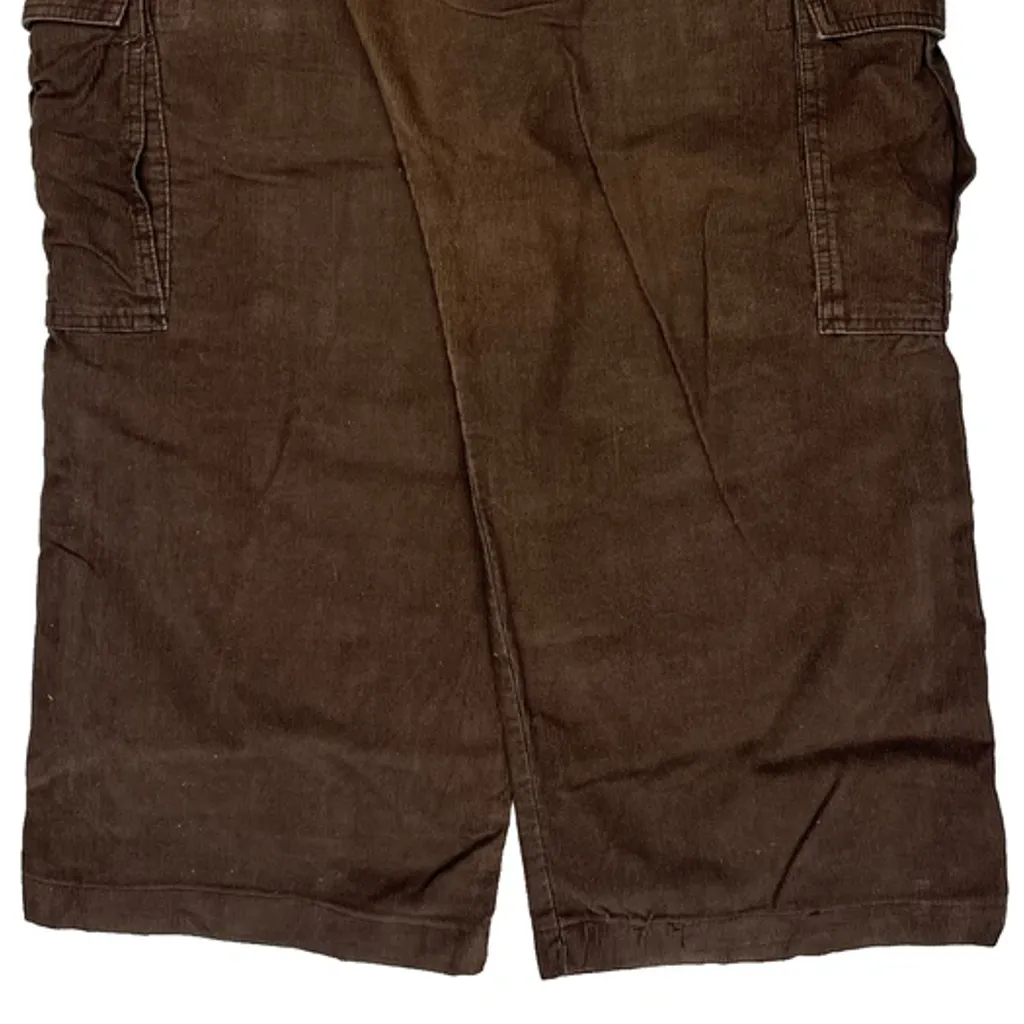 Levis Baggy Cargo Cord Pants - 38″ Waist Brown Cotton - Image 7