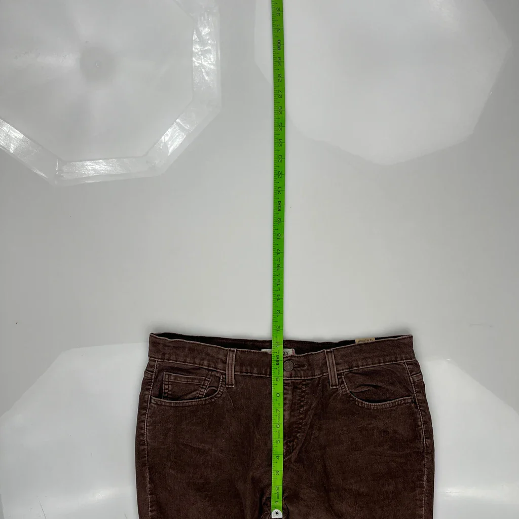 Levis Boot Cut Cord Pants - 32″ Waist Brown Cotton - Image 4