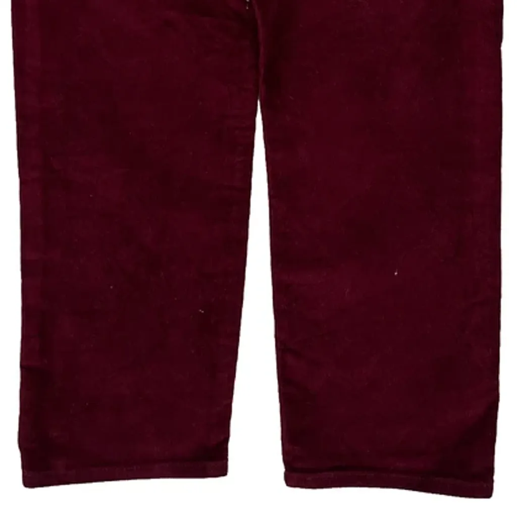 Levis Cord Pants - 28″ Waist Burgundy Corduroy - Image 7