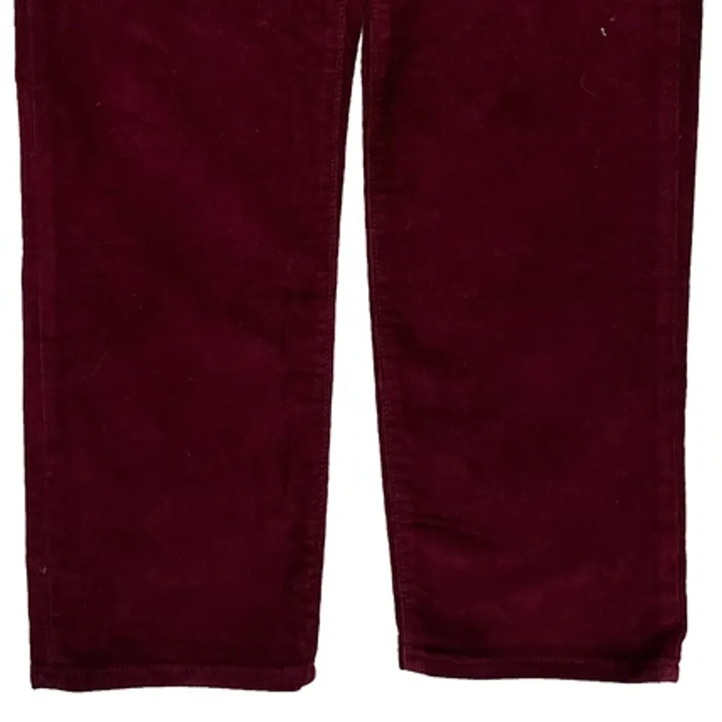 Levis Cord Pants - 28″ Waist Burgundy Corduroy - Image 9
