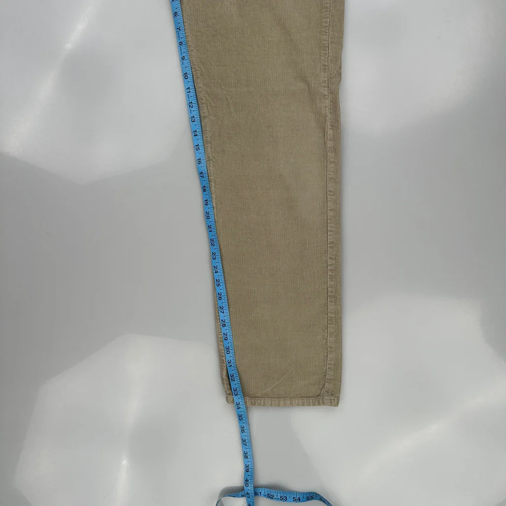 Levis Cord Trousers - 36″ Waist Beige Cotton - Image 5