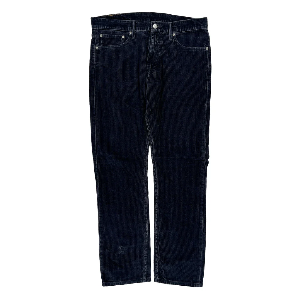 Levis Cord Trousers - 34″ Waist Black Corduroy - Image 2
