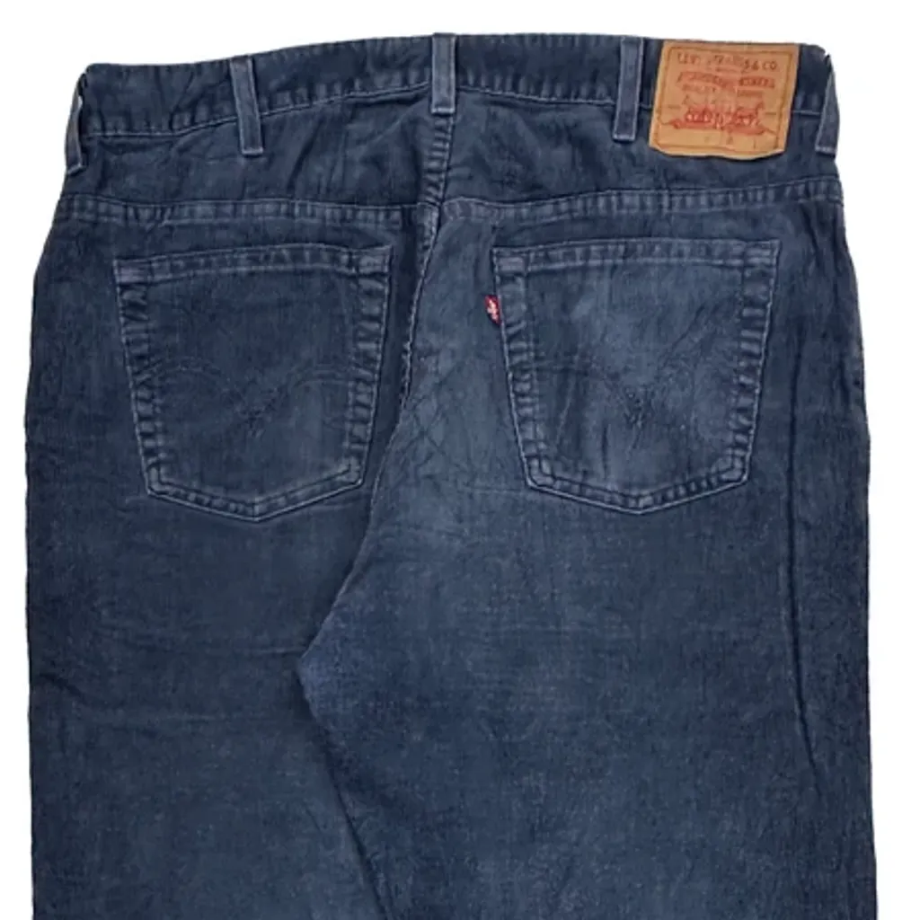 Levis Cord Trousers - 36″ Waist Blue Corduroy - Image 7