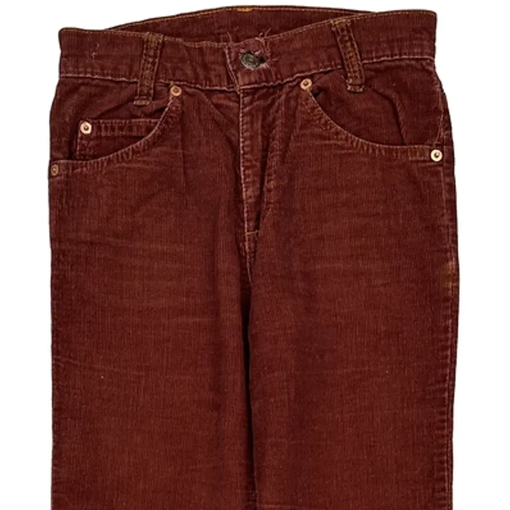 Levis Cord Trousers - 26″ Waist Brown Corduroy - Image 8