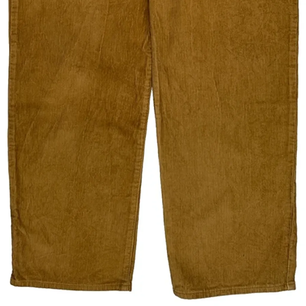 Levis Baggy Cord Trousers - 32″ Waist Brown Cotton - Image 10
