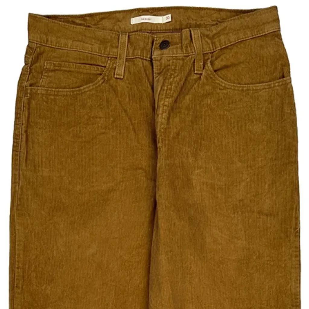 Levis Baggy Cord Trousers - 32″ Waist Brown Cotton - Image 11