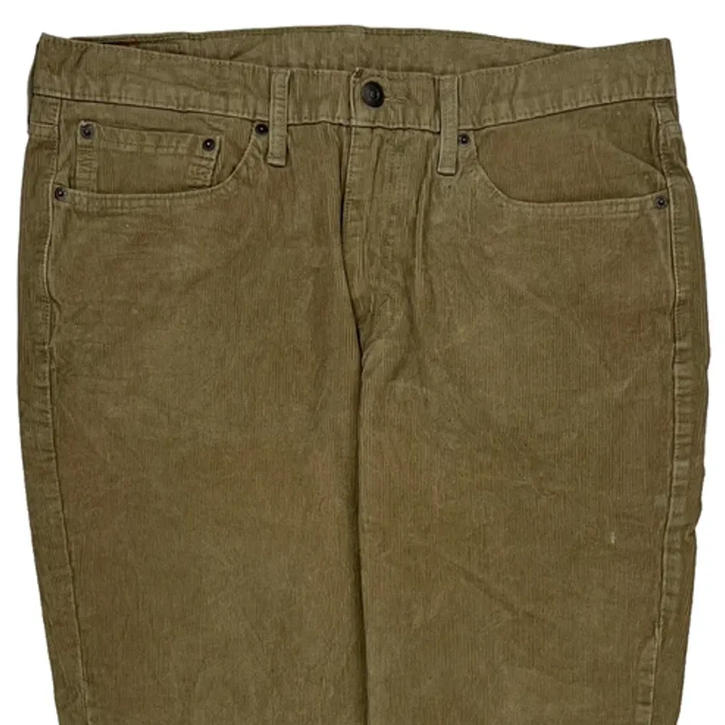 Levis Cord Trousers - 36″ Waist Brown Cotton - Image 12