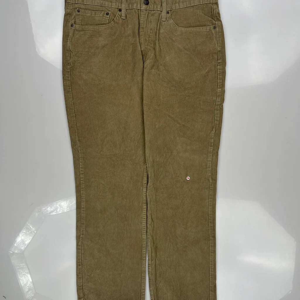 Levis Cord Trousers - 36″ Waist Brown Cotton - Image 3