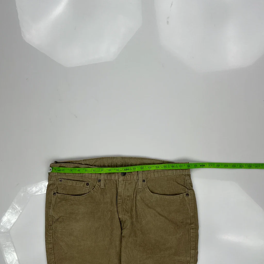 Levis Cord Trousers - 36″ Waist Brown Cotton - Image 5