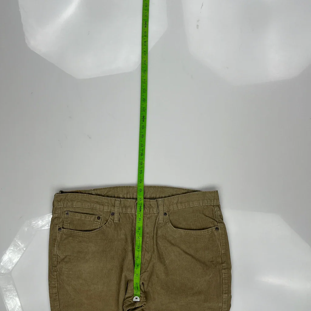 Levis Cord Trousers - 36″ Waist Brown Cotton - Image 6
