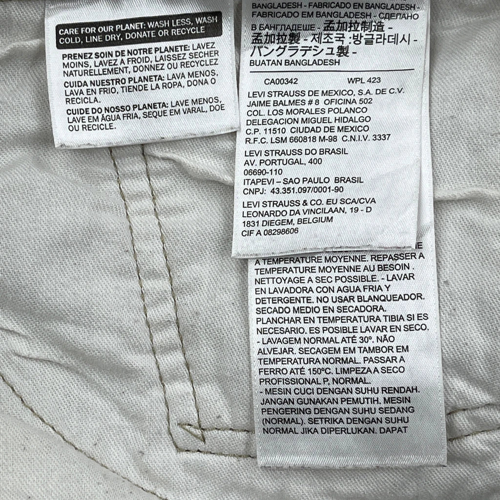 Levis Cord Trousers - 36″ Waist Brown Cotton - Image 8