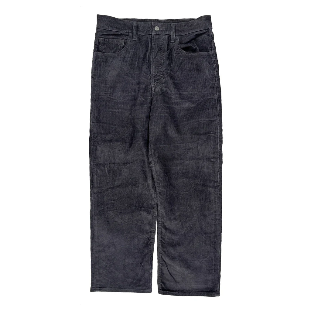 Levis Cord Trousers - 32″ Waist Grey Cotton - Image 2