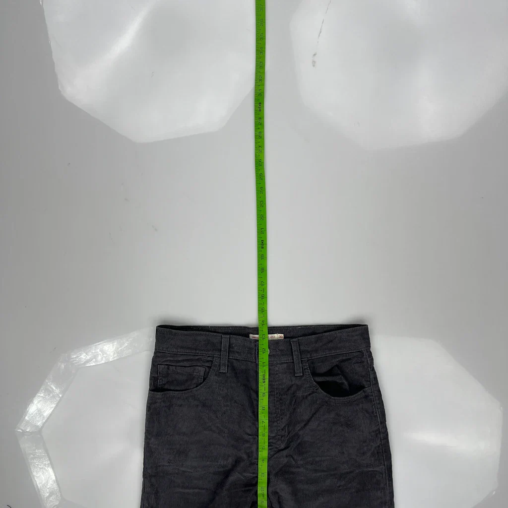 Levis Cord Trousers - 32″ Waist Grey Cotton - Image 4