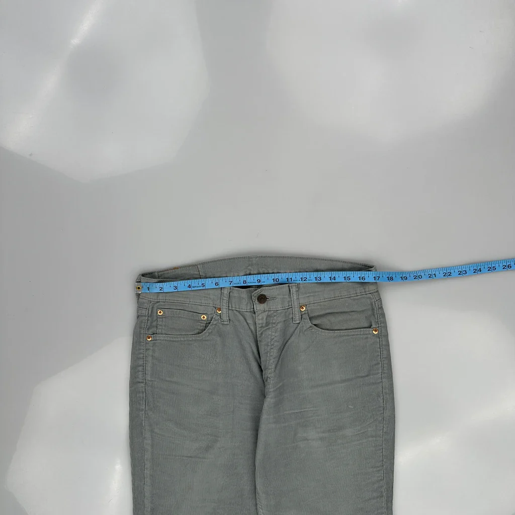 Levis Cord Trousers - 34″ Waist Grey Cotton - Image 3