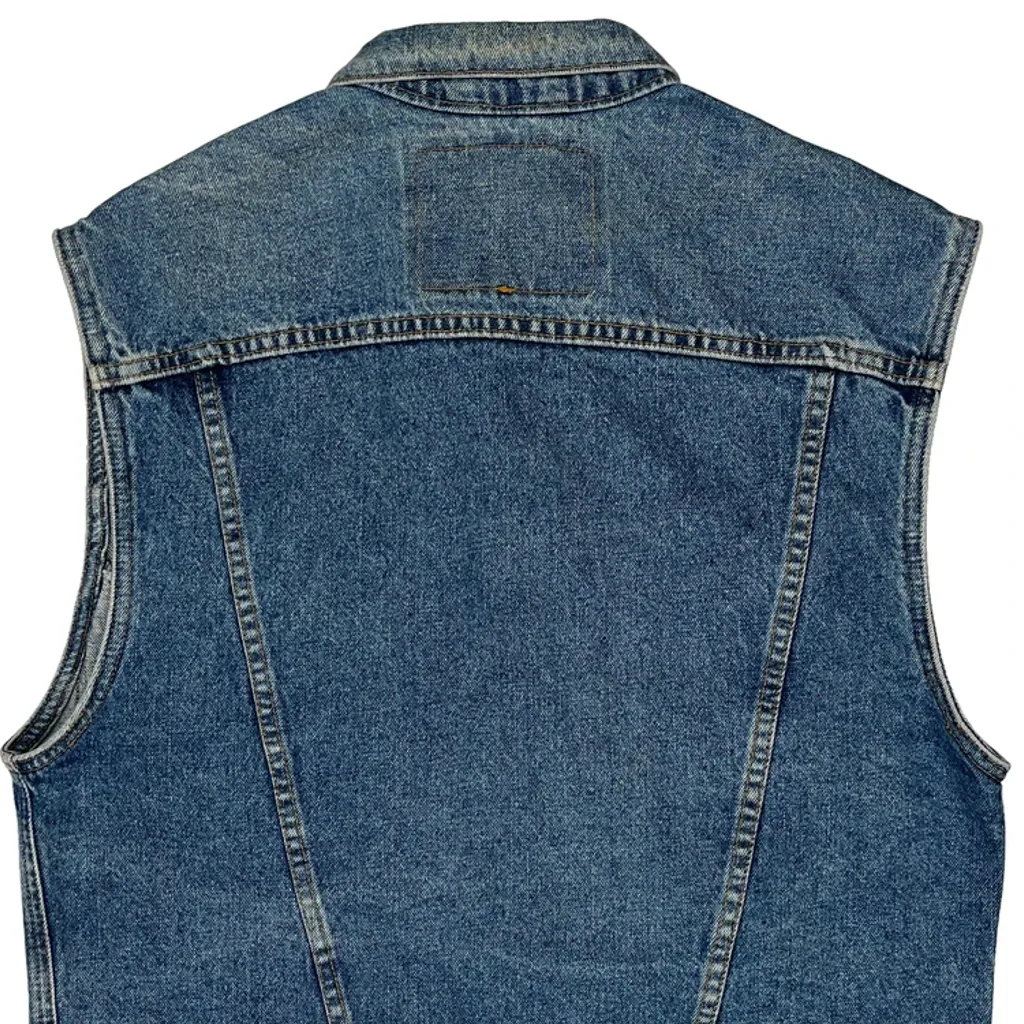 Levis Denim Gilet - Large Blue Denim - Image 7