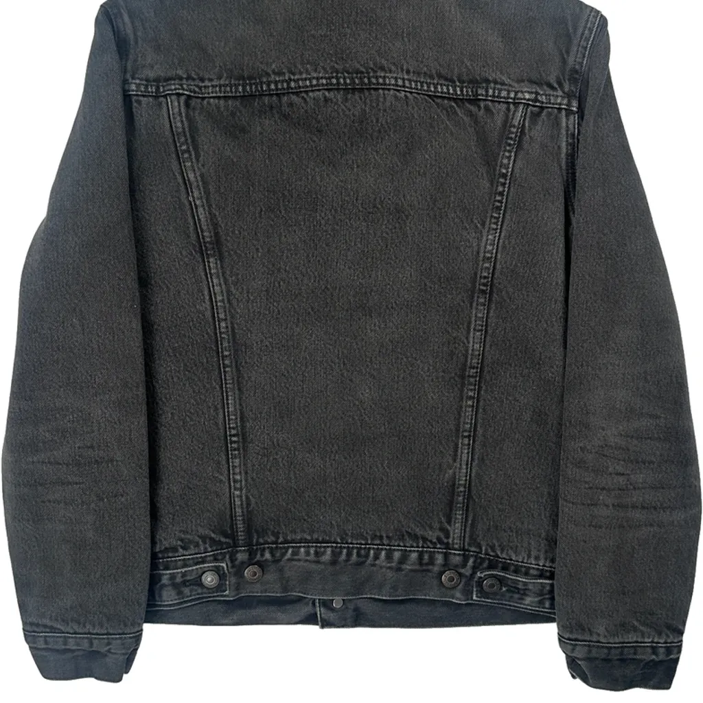 Levis Denim Jacket - Small Black Cotton - Image 7