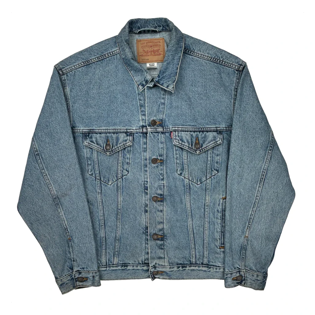 Levis Denim Jacket - Large Blue Denim