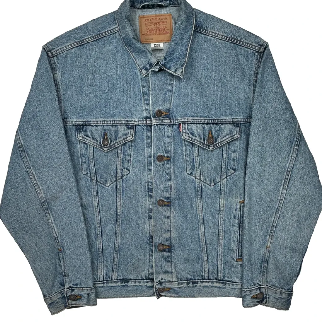 Levis Denim Jacket - Large Blue Denim - Image 4