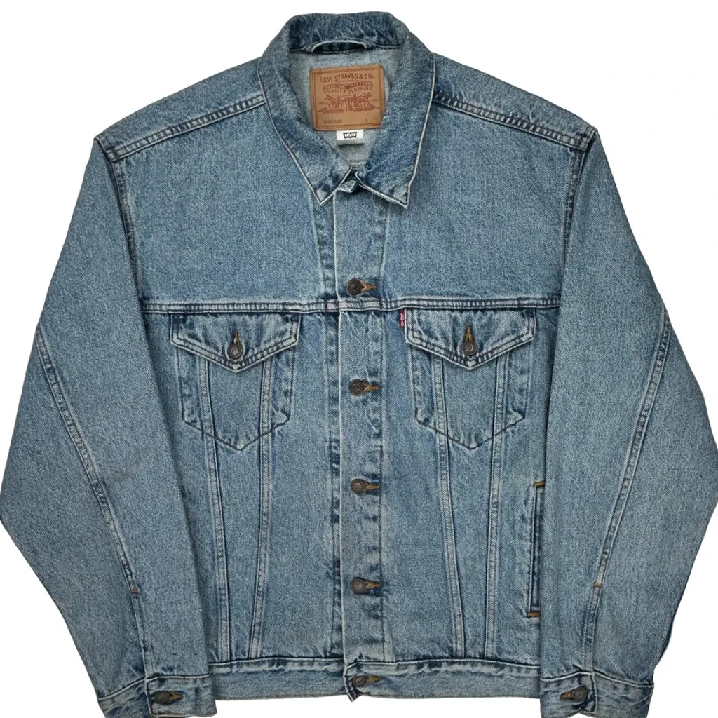 Levis Denim Jacket - Large Blue Denim - Image 5