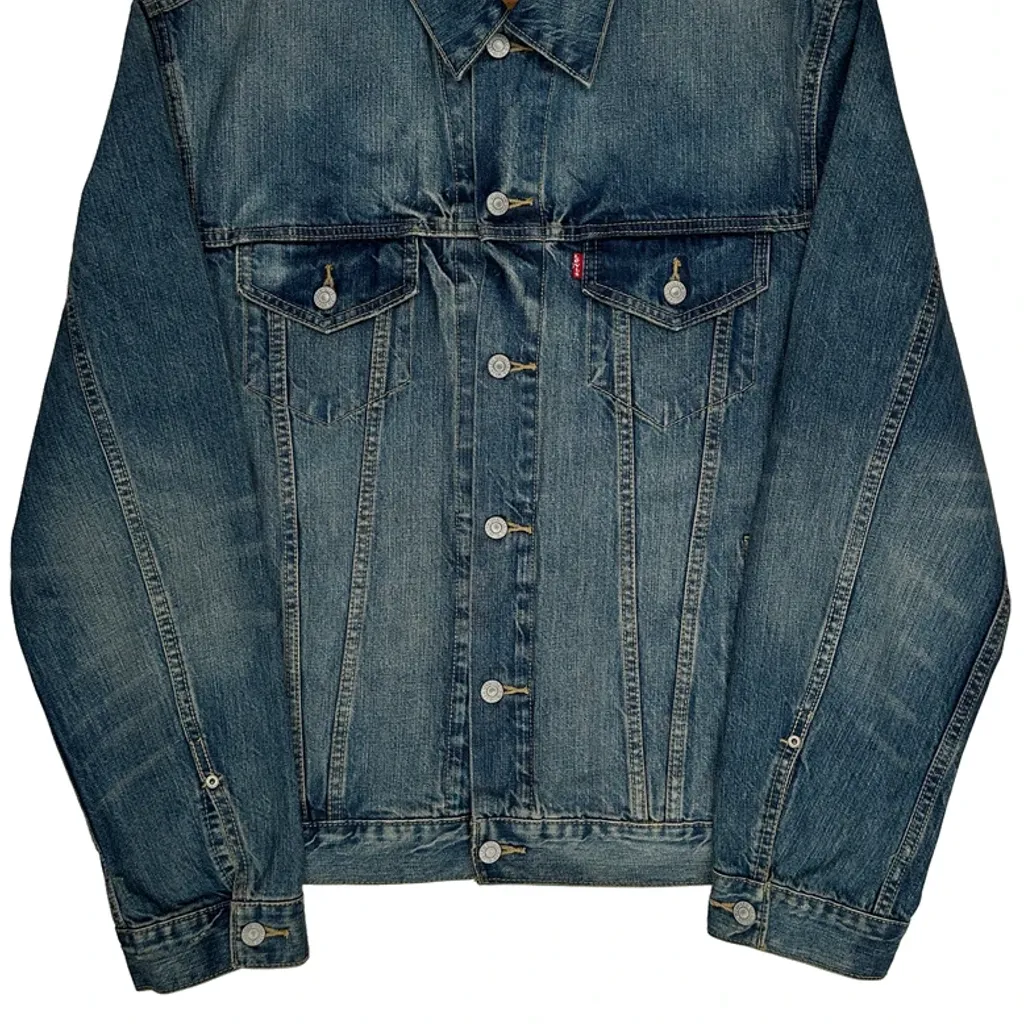 Levis Denim Jacket - Large Blue Denim - Image 4