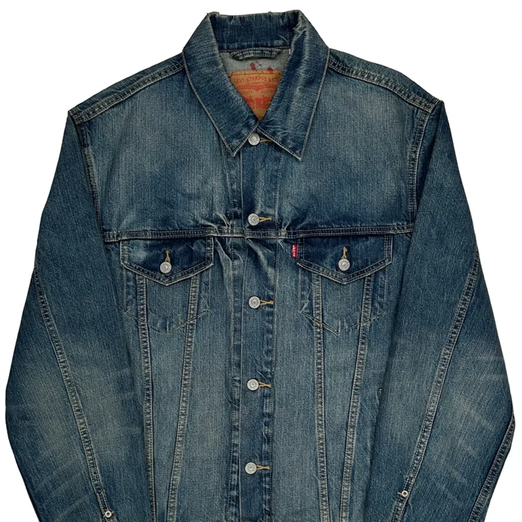 Levis Denim Jacket - Large Blue Denim - Image 5