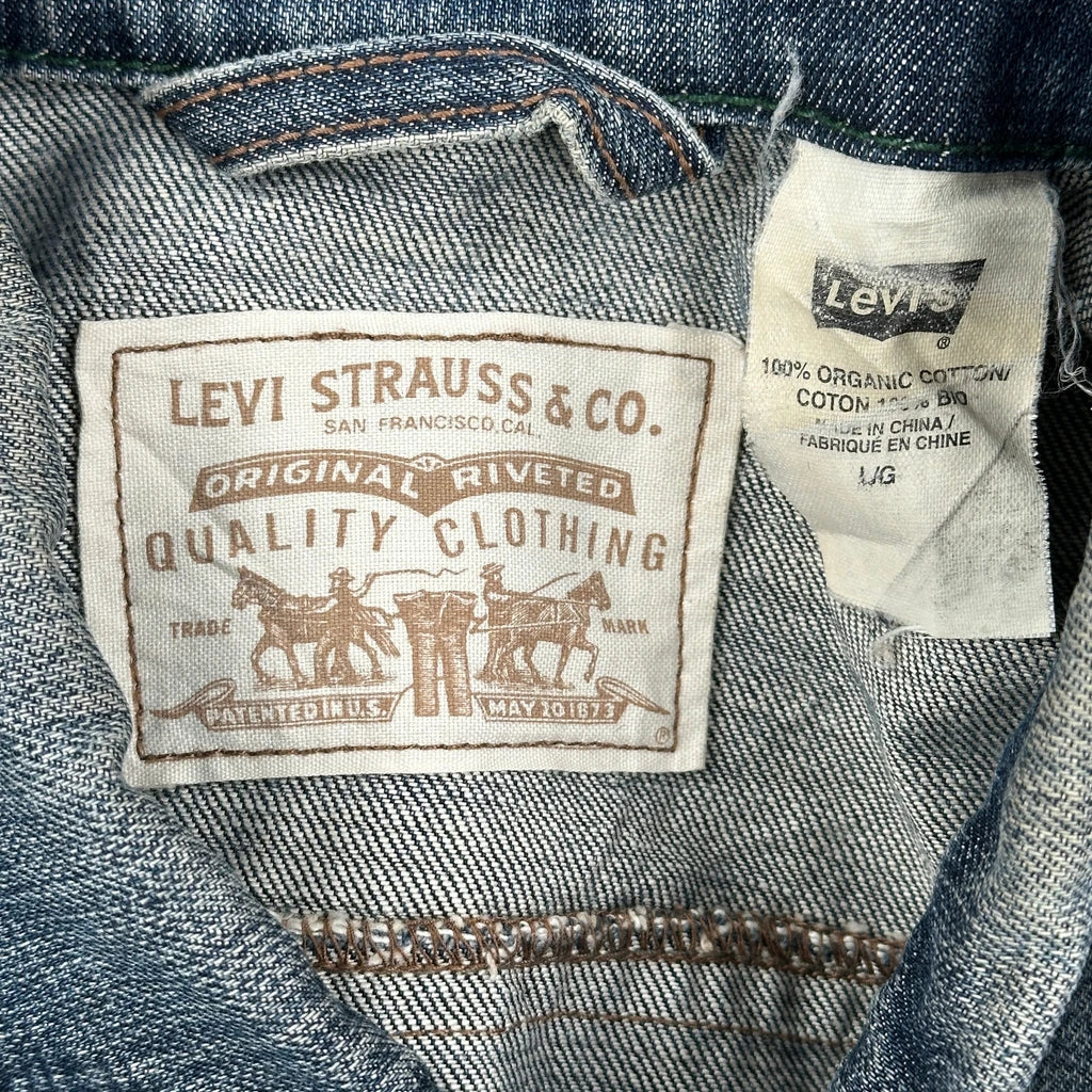 Levis Denim Jacket - Large Blue Cotton - Image 3