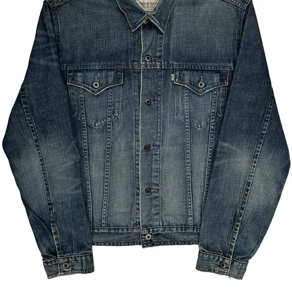Levis Denim Jacket - Large Blue Cotton - Image 5