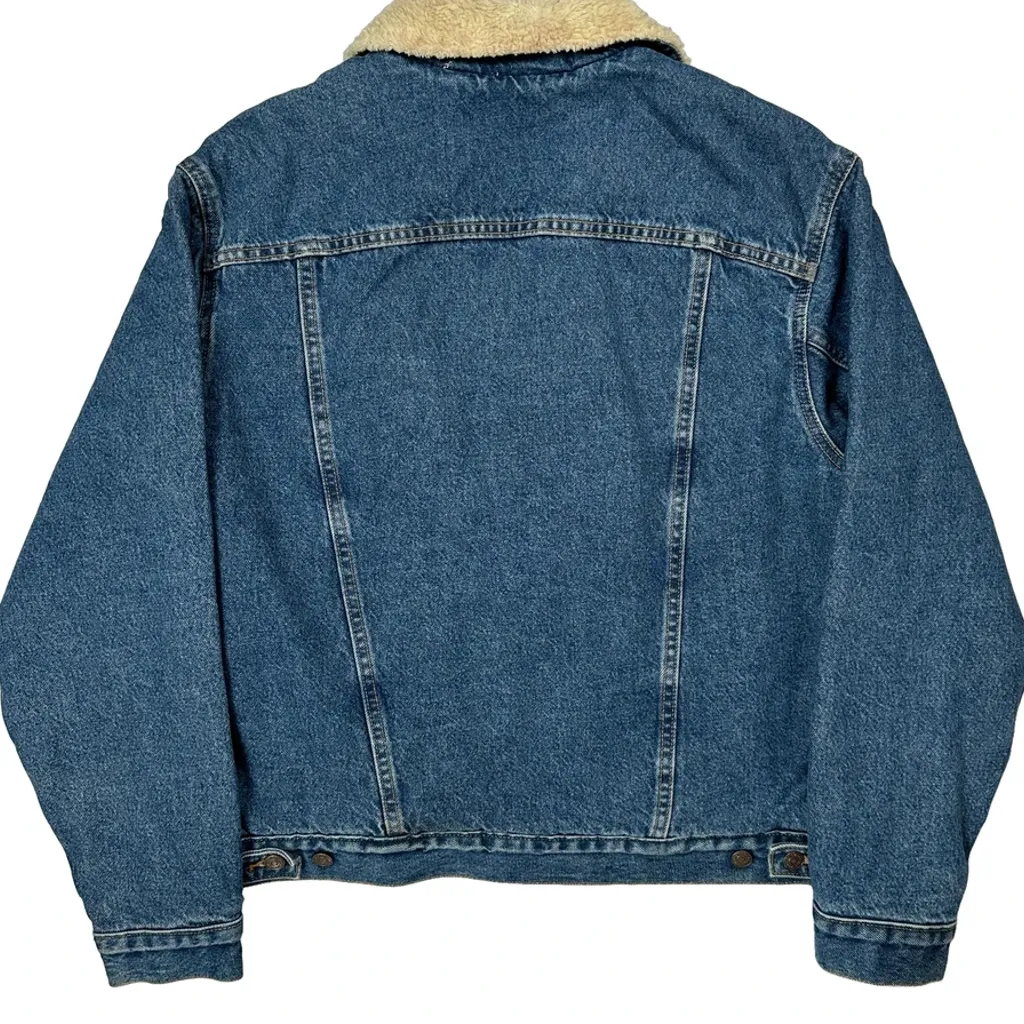 Levis Denim Jacket - Medium Blue Denim - Image 7