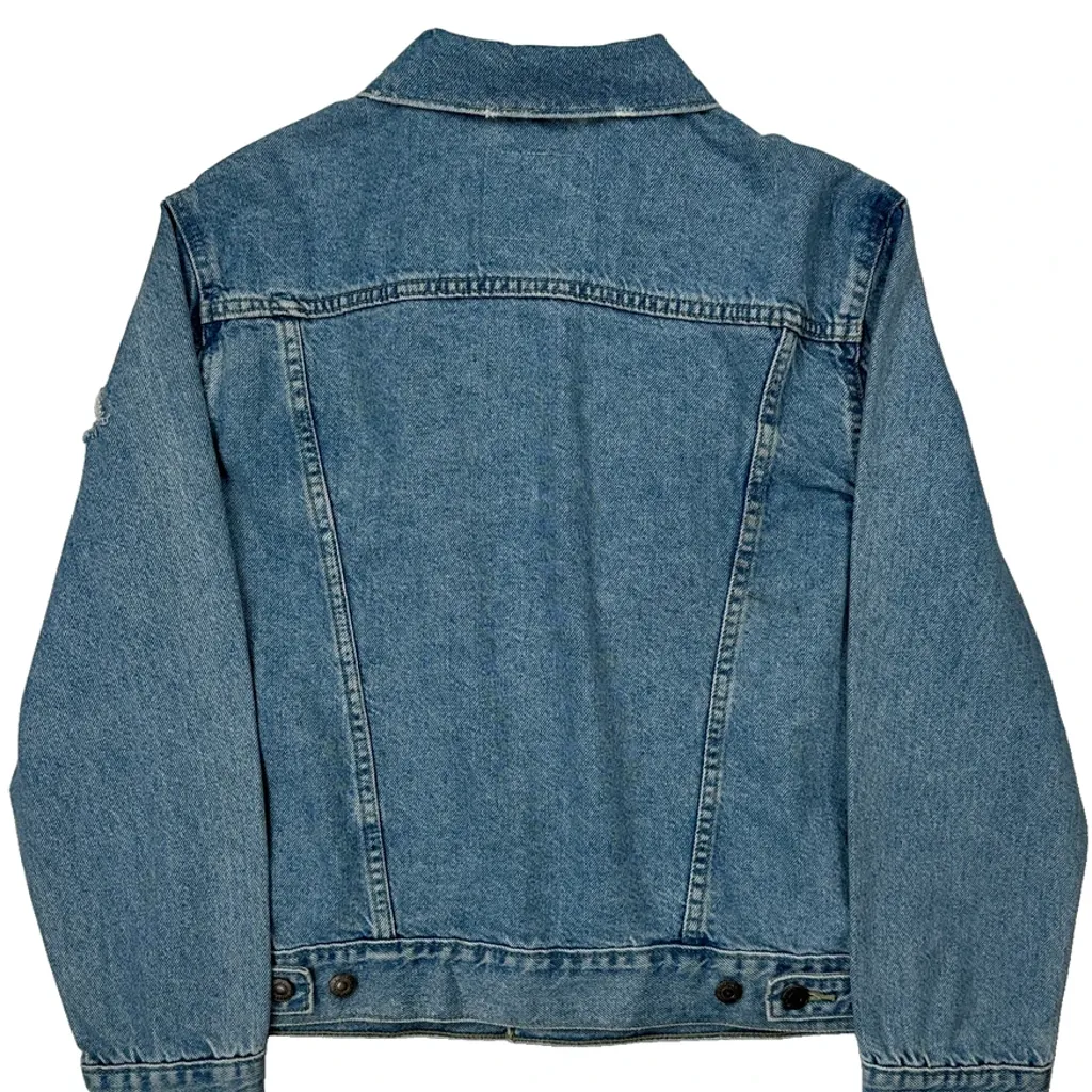 Levis Denim Jacket - Medium Blue Denim - Image 7
