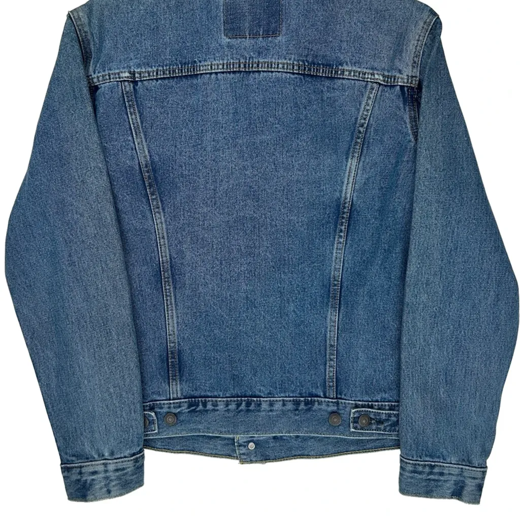 Levis Denim Jacket - Medium Blue Denim - Image 6