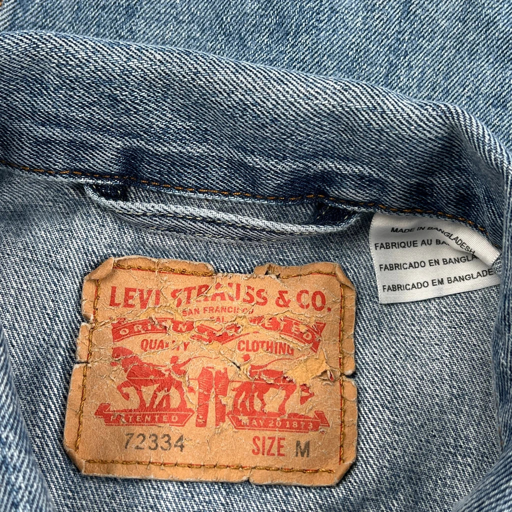 Levis Denim Jacket - Medium Blue Denim - Image 3