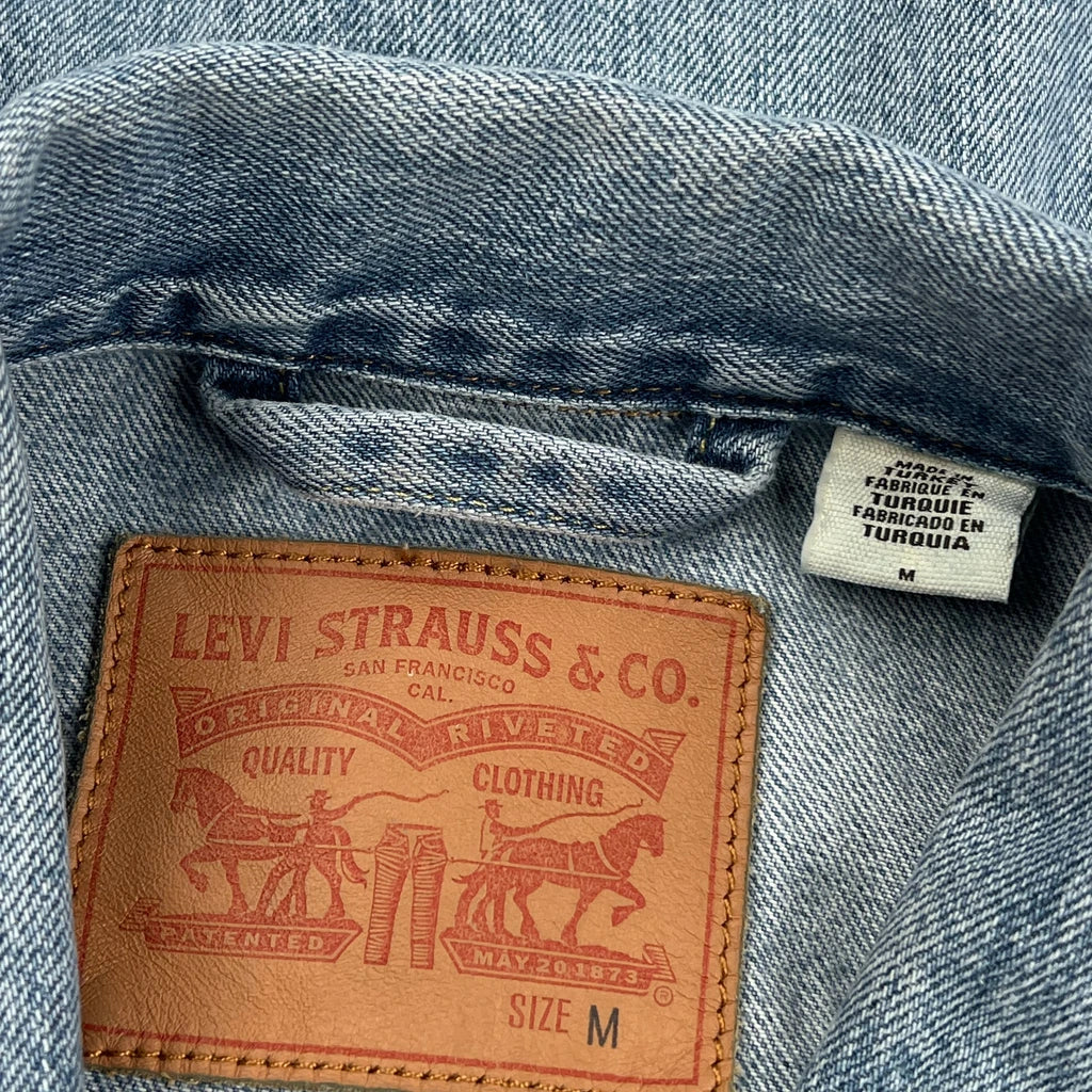 Levis Denim Jacket - Medium Blue Denim - Image 3