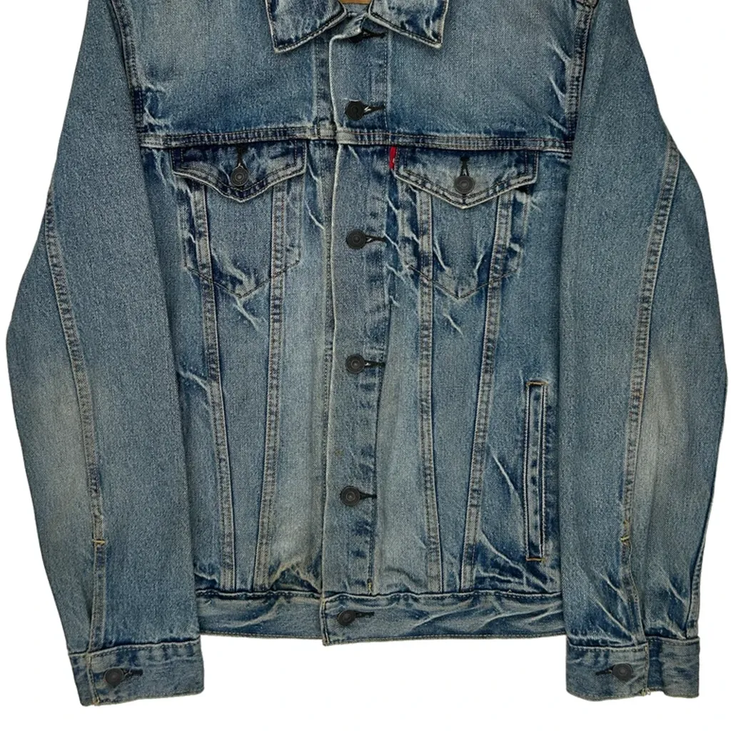 Levis Denim Jacket - Small Blue Denim - Image 5