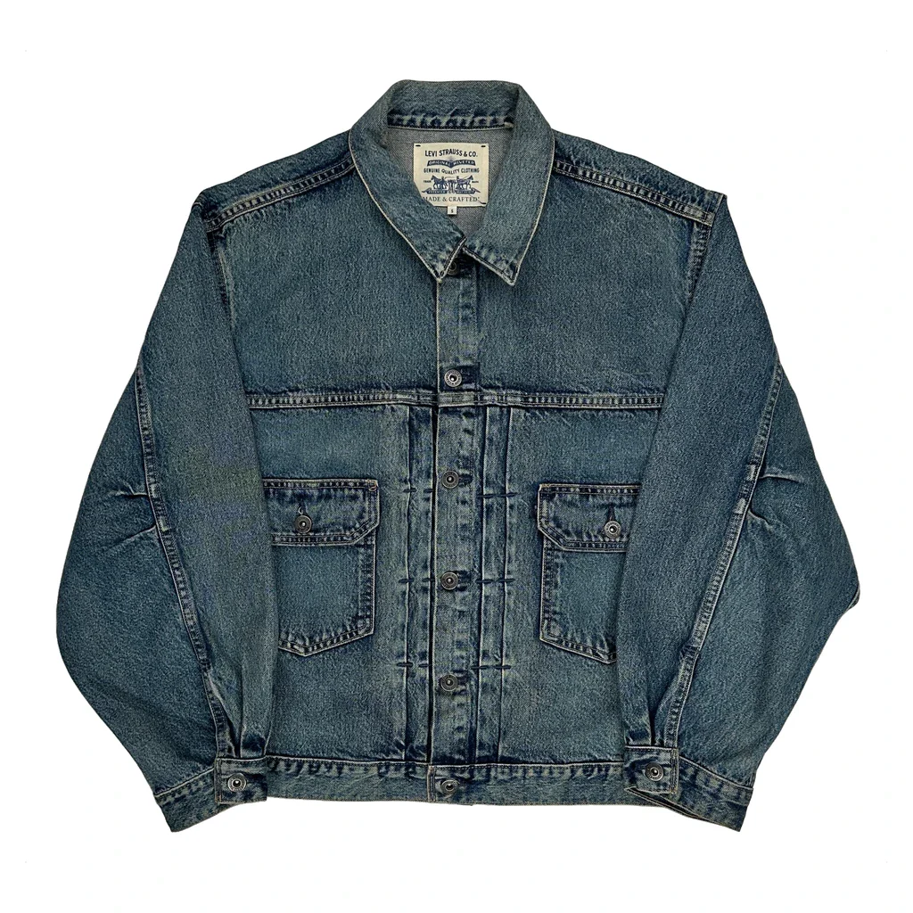 Levis Denim Jacket - Small Blue Denim