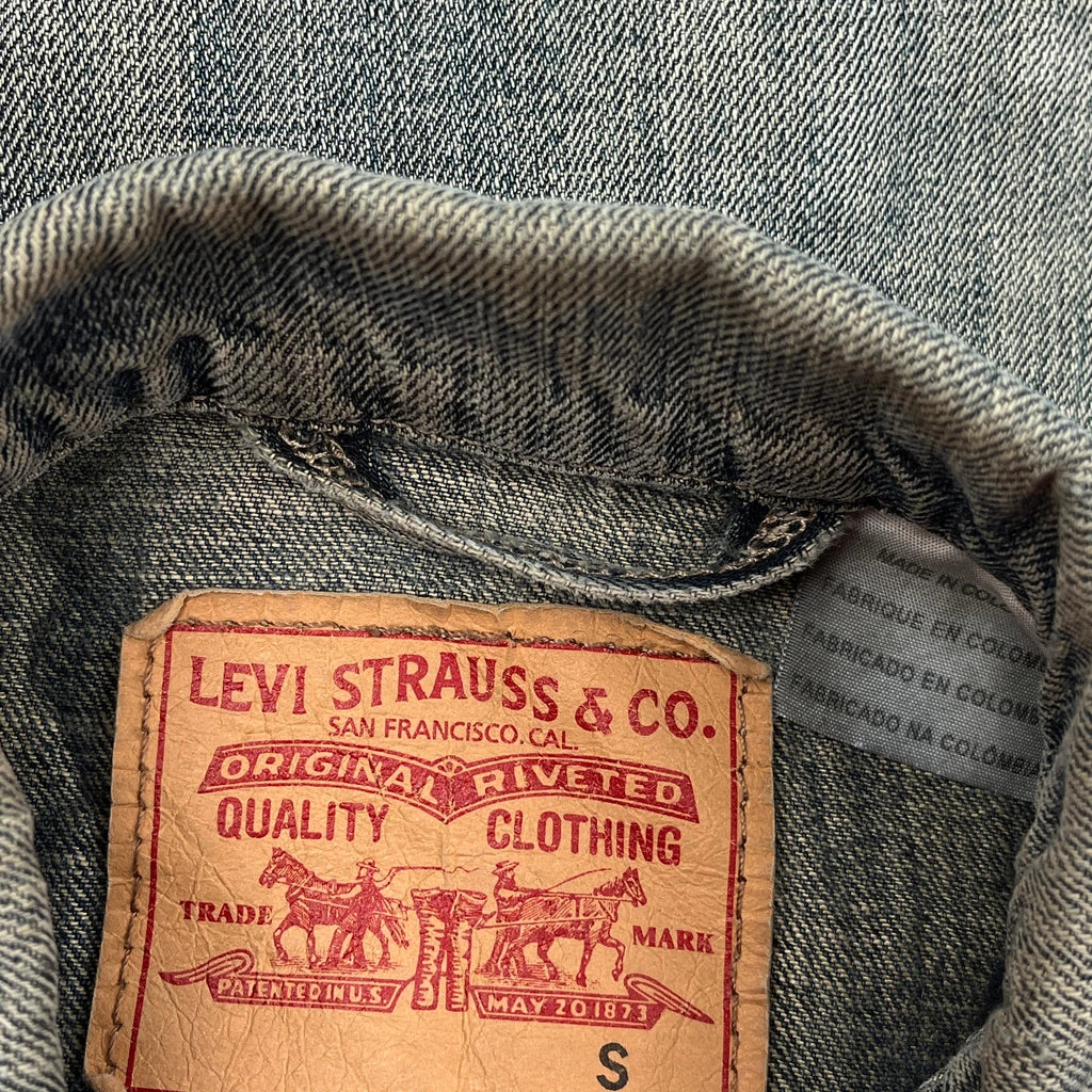 Levis Denim Jacket - Small Blue Denim - Image 3