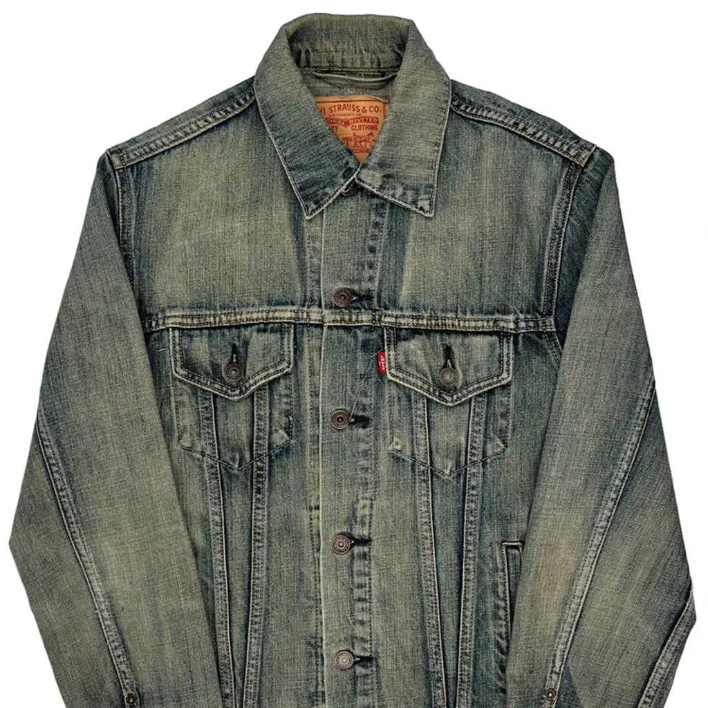 Levis Denim Jacket - Small Blue Denim - Image 5
