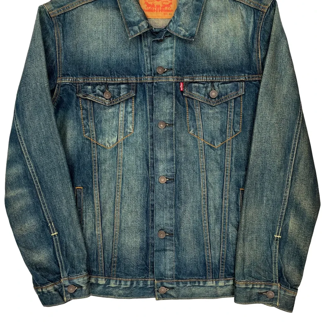 Levis Denim Jacket - XL Blue Denim - Image 5