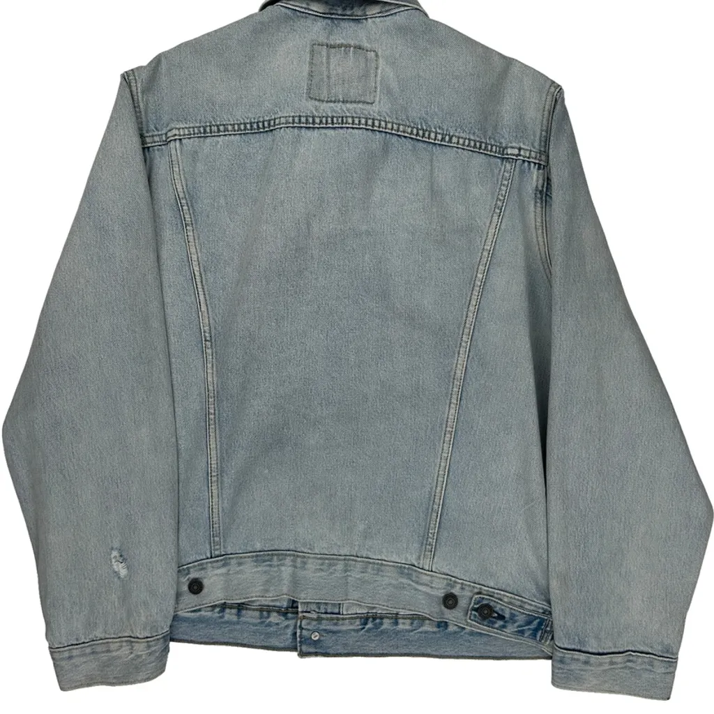 Levis Denim Jacket - Large Light Wash Denim - Image 7