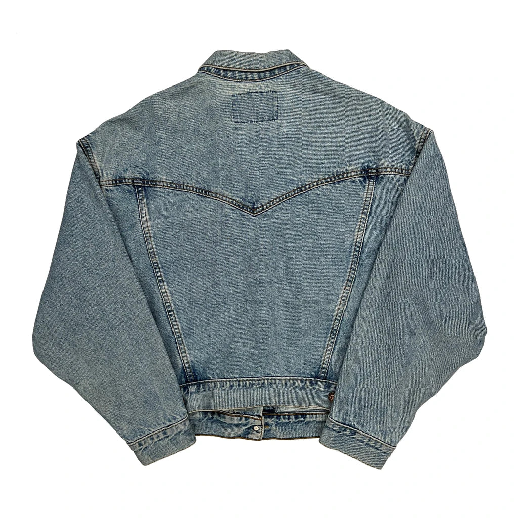 Levis Denim Jacket - Medium Light Wash Cotton - Image 2