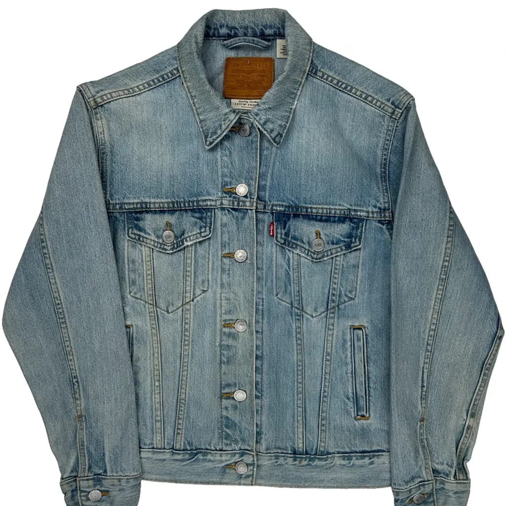 Levis Denim Jacket - Small Light Wash Denim - Image 5