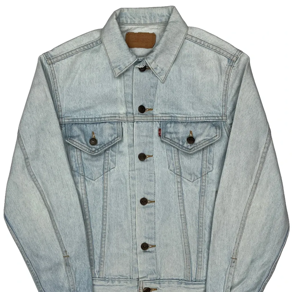 Levis Denim Jacket - Small Light Wash Denim - Image 5