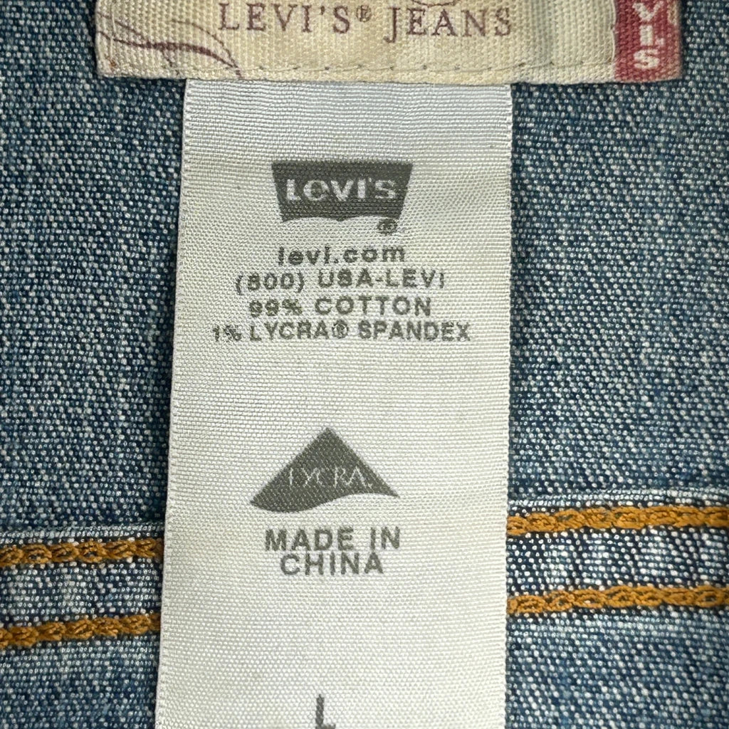 Levis Denim Jacket - Large Blue Cotton - Image 3