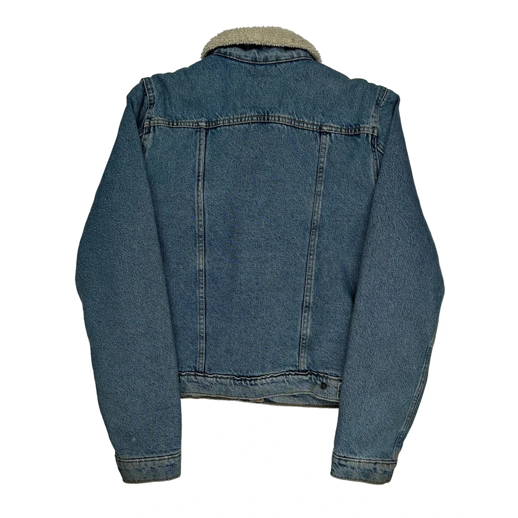 Levis Collared Denim Jacket - Medium Blue Denim - Image 2